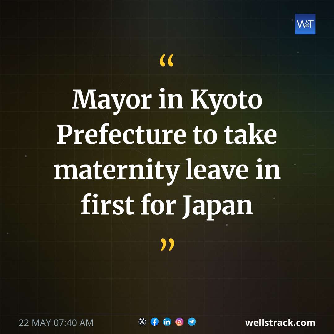 Mayor in Kyoto Prefecture to take maternity leave in first for Japan — WellsTrack