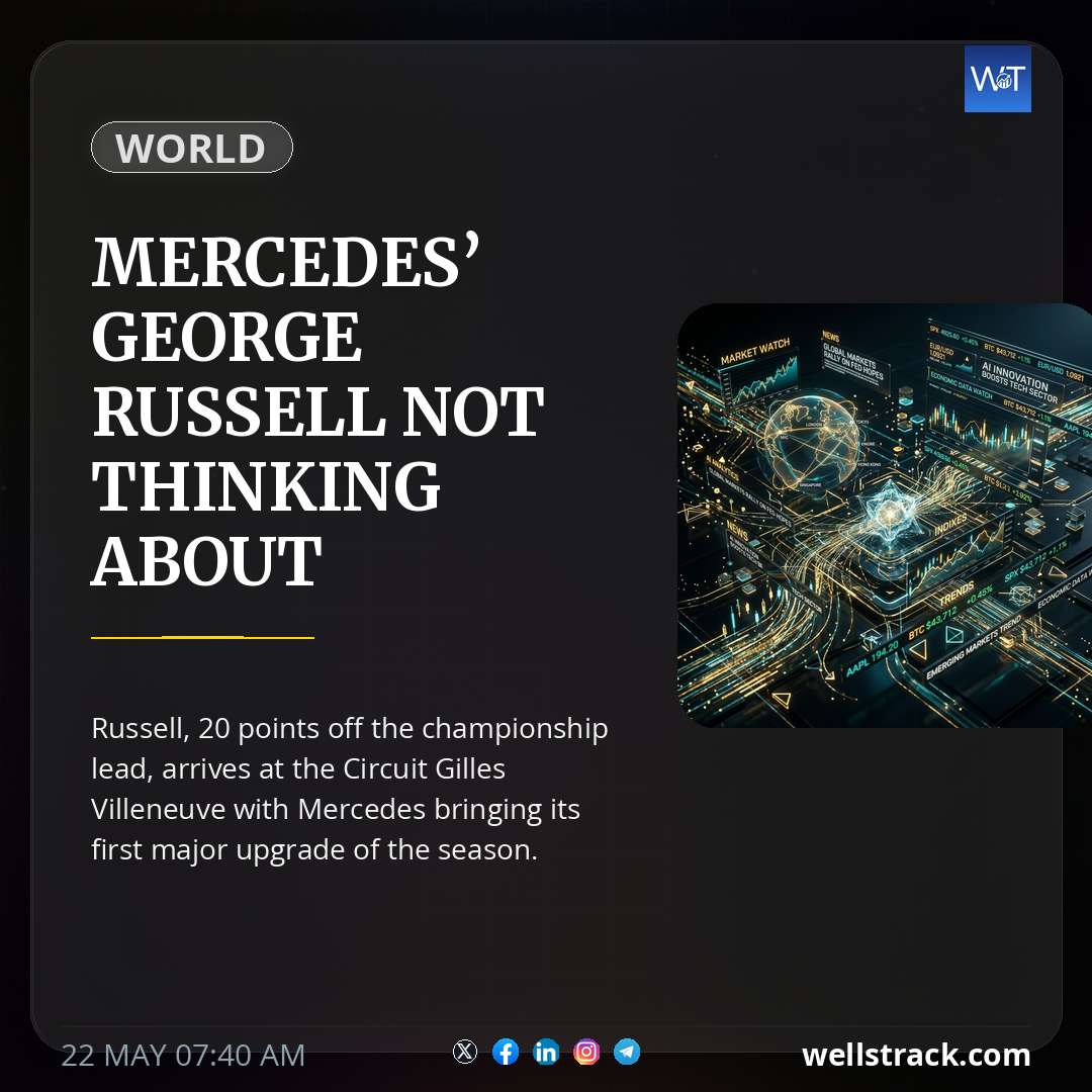 Mercedes’ George Russell not thinking about championship as F1 rolls into Canada — WellsTrack