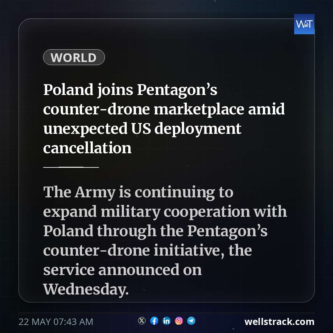 Poland joins Pentagon’s counter-drone marketplace amid unexpected US deployment cancellation — WellsTrack