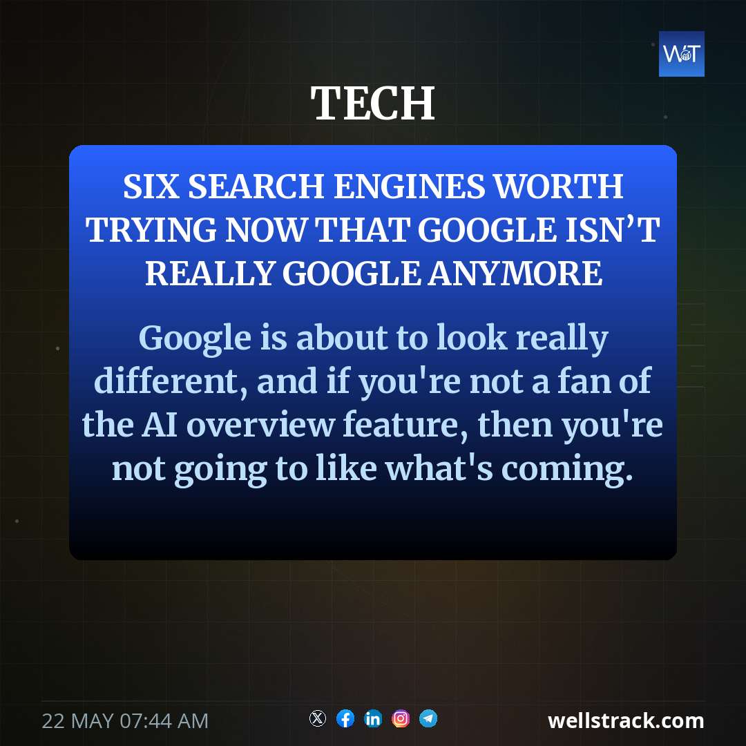 Six search engines worth trying now that Google isn’t really Google anymore — WellsTrack