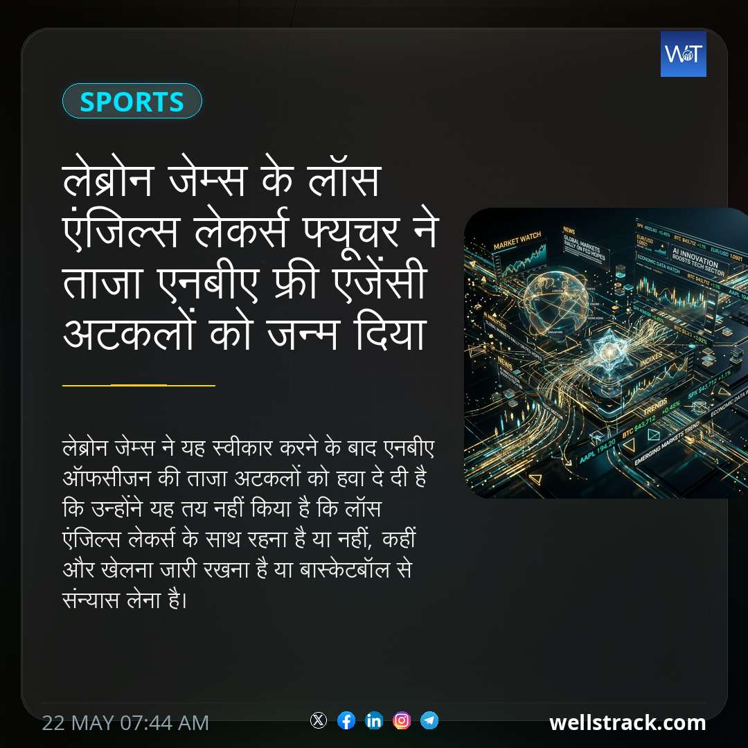 लेब्रोन जेम्स के लॉस एंजिल्स लेकर्स फ्यूचर ने ताजा एनबीए फ्री एजेंसी अटकलों को जन्म दिया — WellsTrack