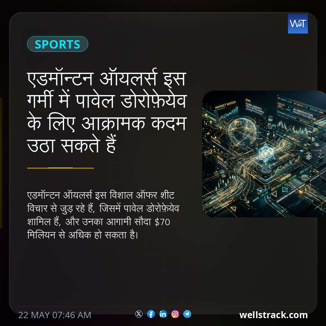 एडमॉन्टन ऑयलर्स इस गर्मी में पावेल डोरोफ़ेयेव के लिए आक्रामक कदम उठा सकते हैं — WellsTrack
