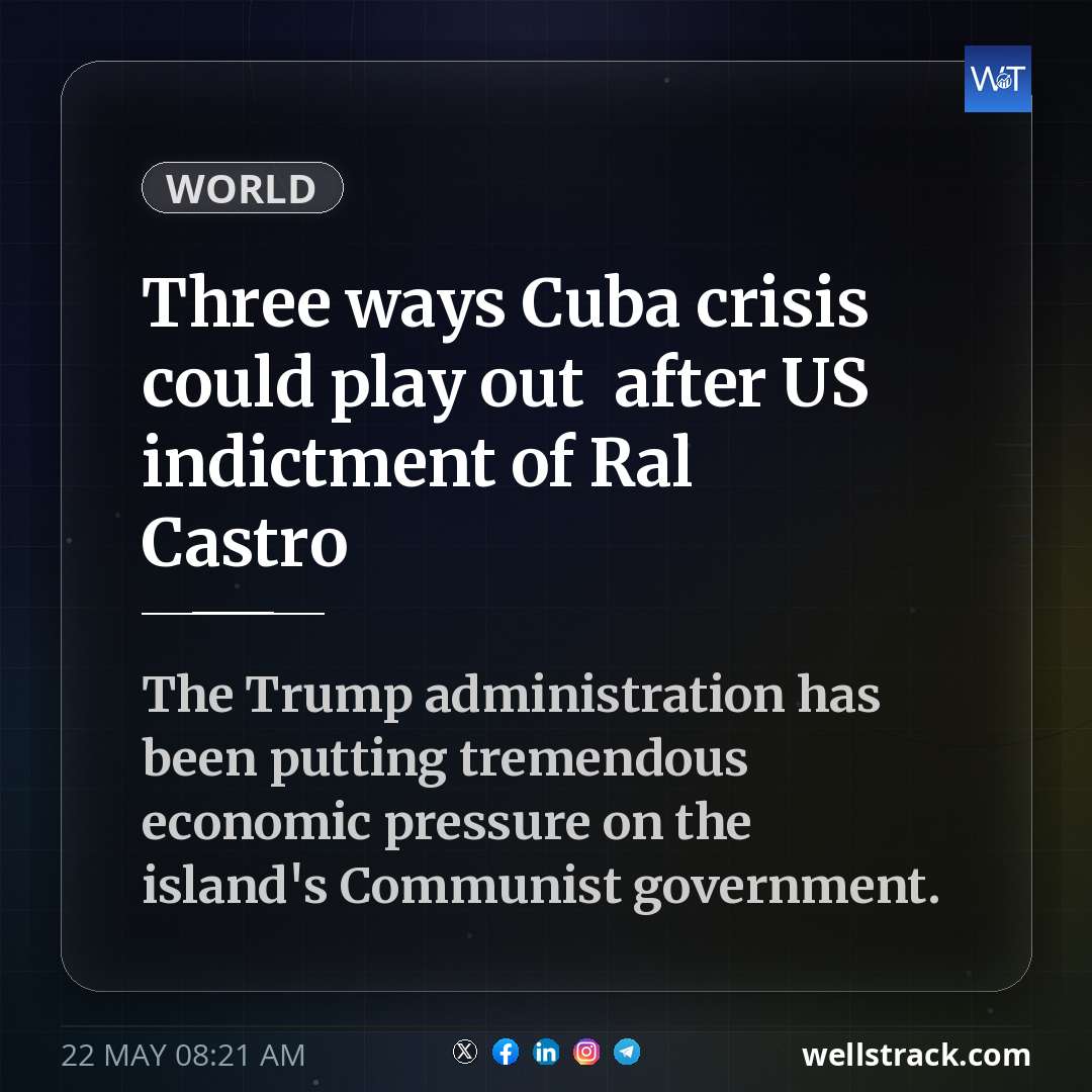 Three ways Cuba crisis could play out  after US indictment of Raúl Castro — WellsTrack