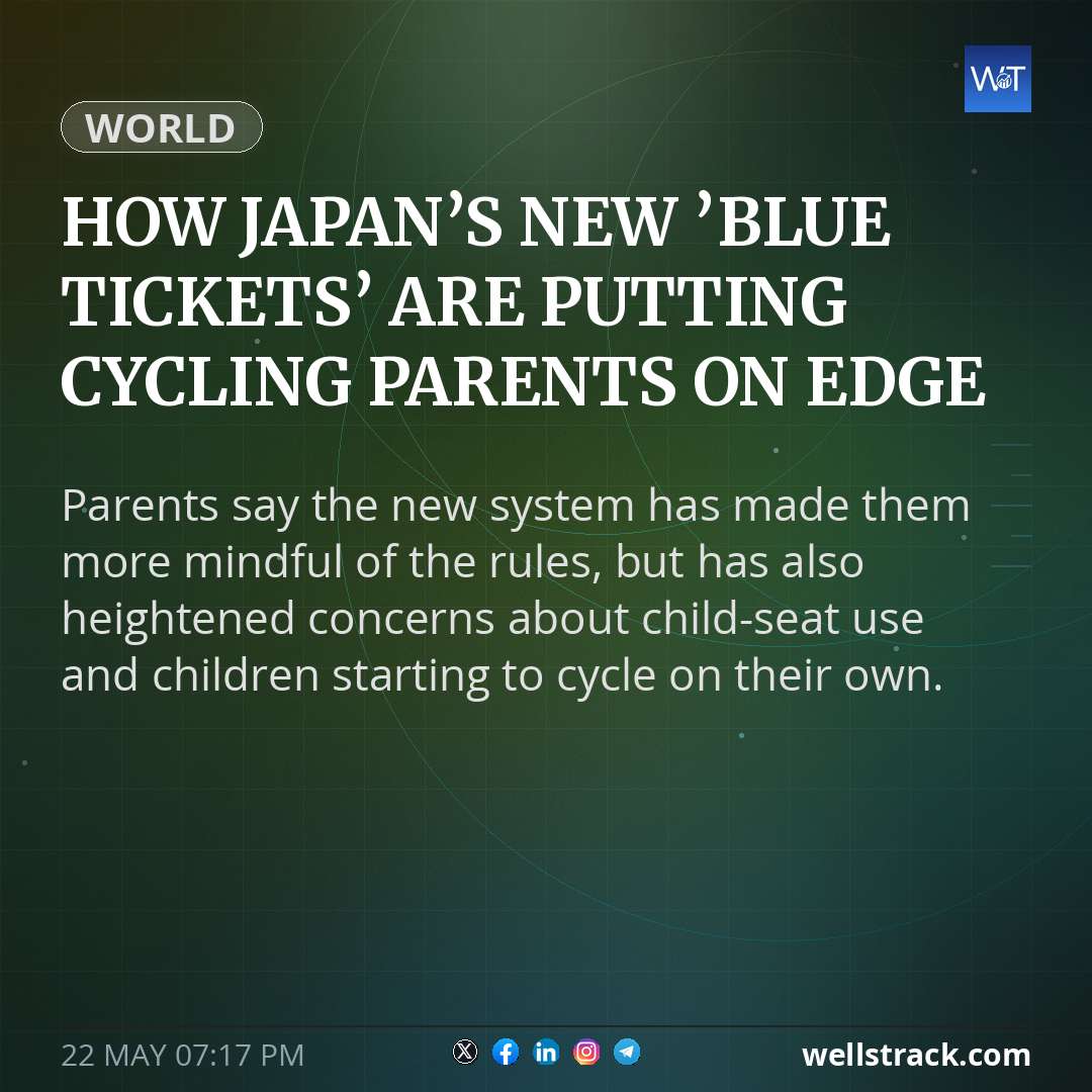 How Japan’s new ’blue tickets’ are putting cycling parents on edge — WellsTrack