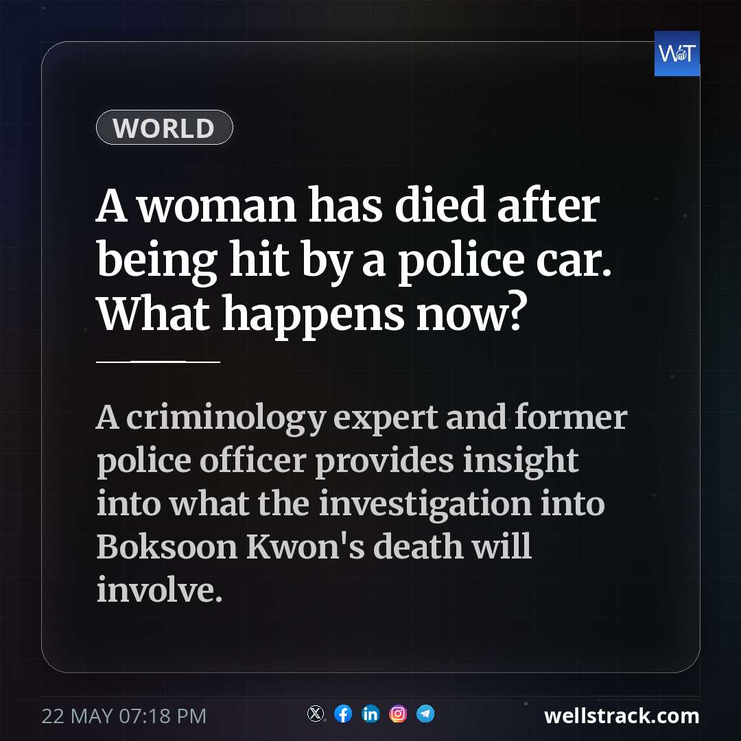 A woman has died after being hit by a police car. What happens now? — WellsTrack