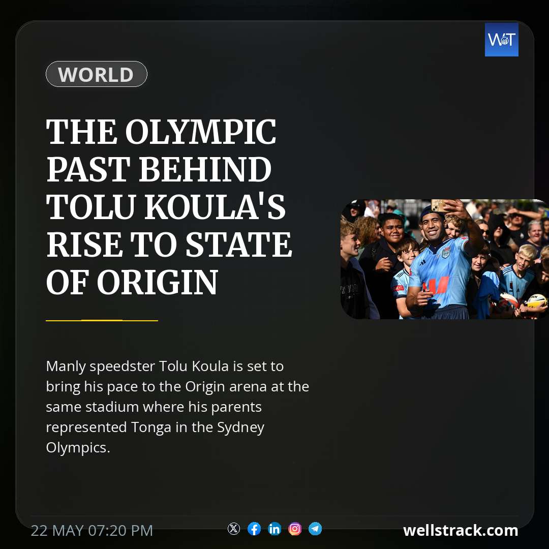 The Olympic past behind Tolu Koula's rise to State of Origin — WellsTrack