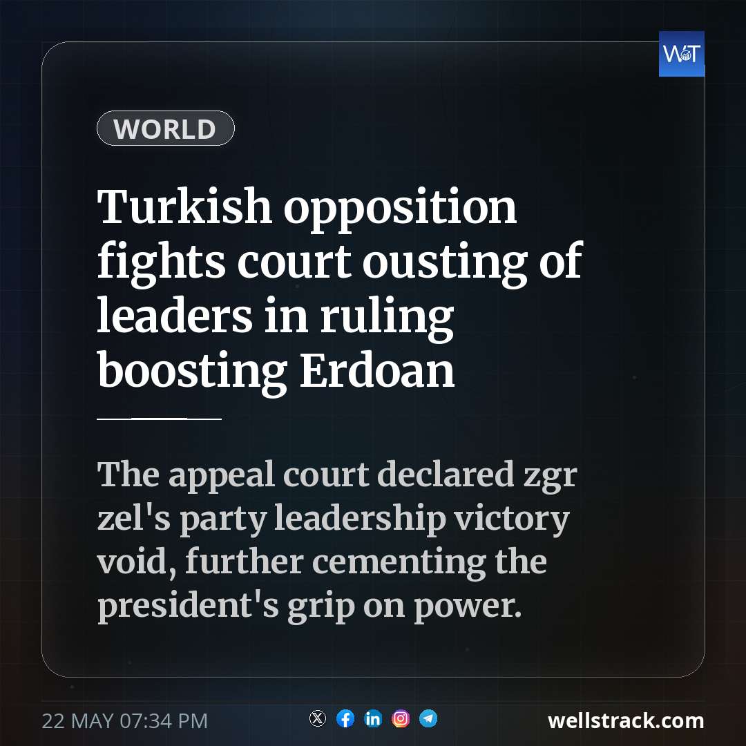 Turkish opposition fights court ousting of leaders in ruling boosting Erdoğan — WellsTrack