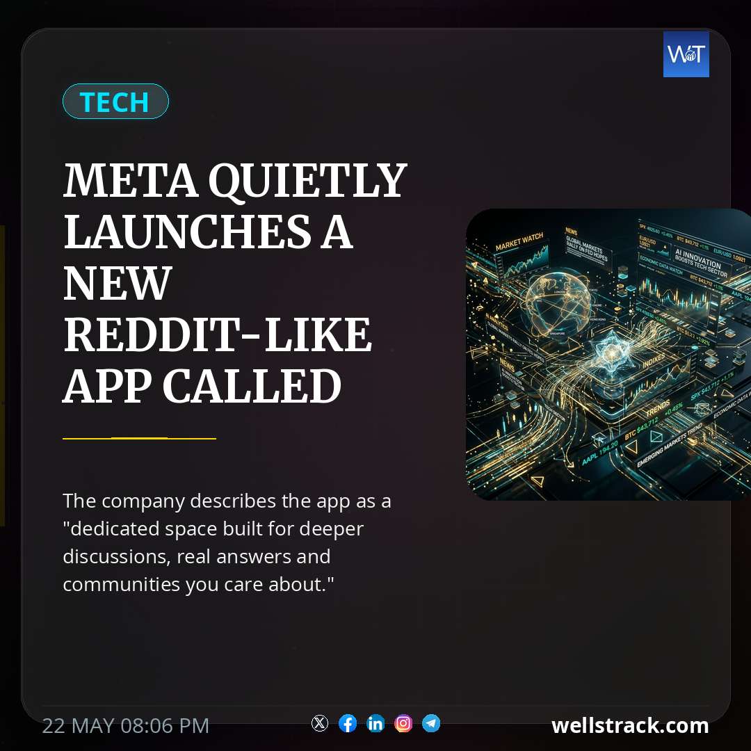 Meta quietly launches a new Reddit-like app called Forum — WellsTrack