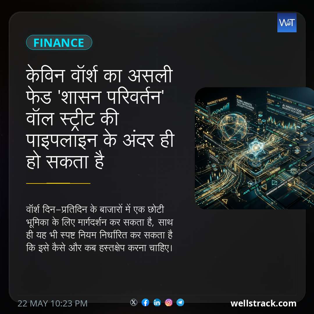 केविन वॉर्श का असली फेड 'शासन परिवर्तन' वॉल स्ट्रीट की पाइपलाइन के अंदर ही हो सकता है — WellsTrack