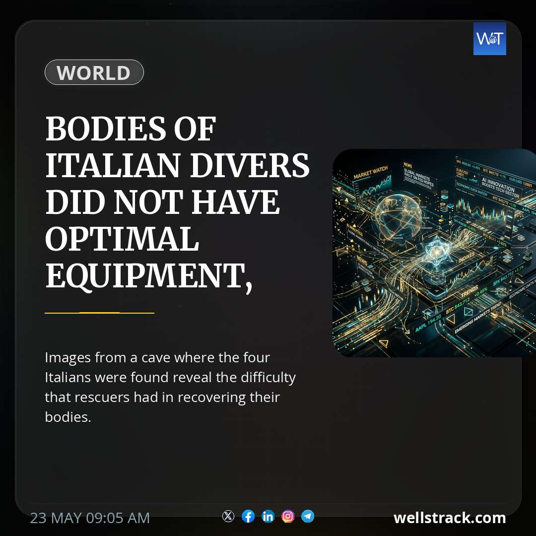 Bodies of Italian divers did not have optimal equipment, says rescuer — WellsTrack