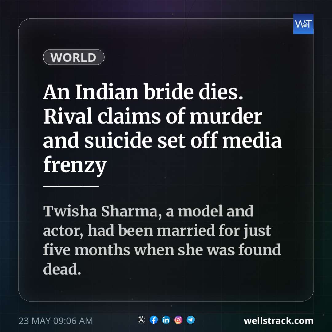 An Indian bride dies. Rival claims of murder and suicide set off media frenzy — WellsTrack