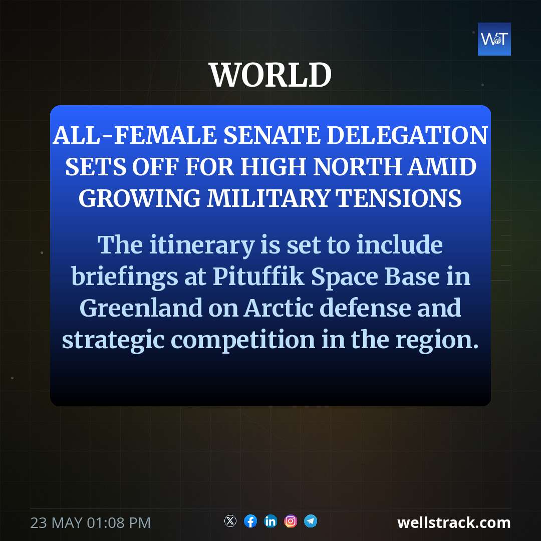 All-female Senate delegation sets off for High North amid growing military tensions — WellsTrack