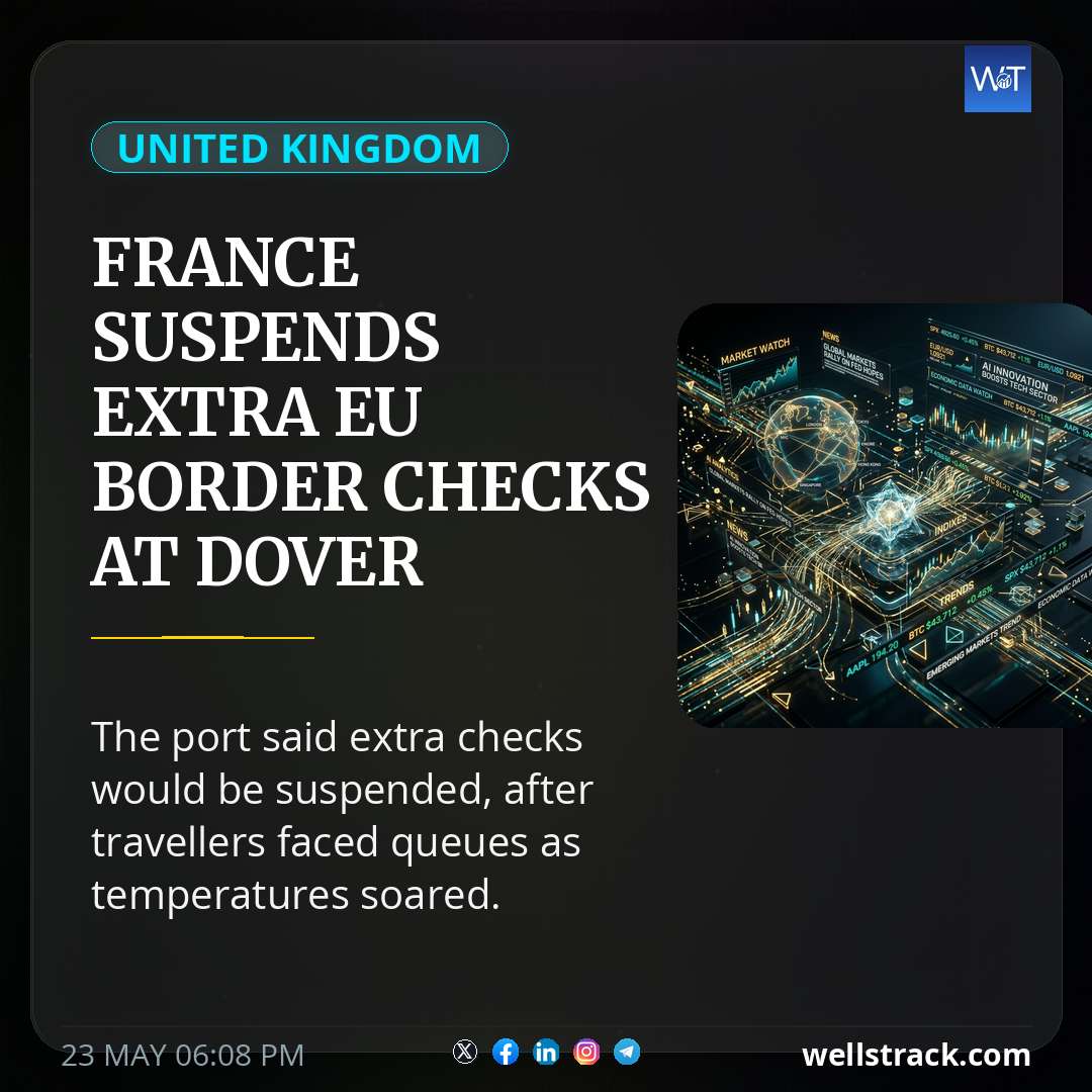 France suspends extra EU border checks at Dover after hours-long queues — WellsTrack