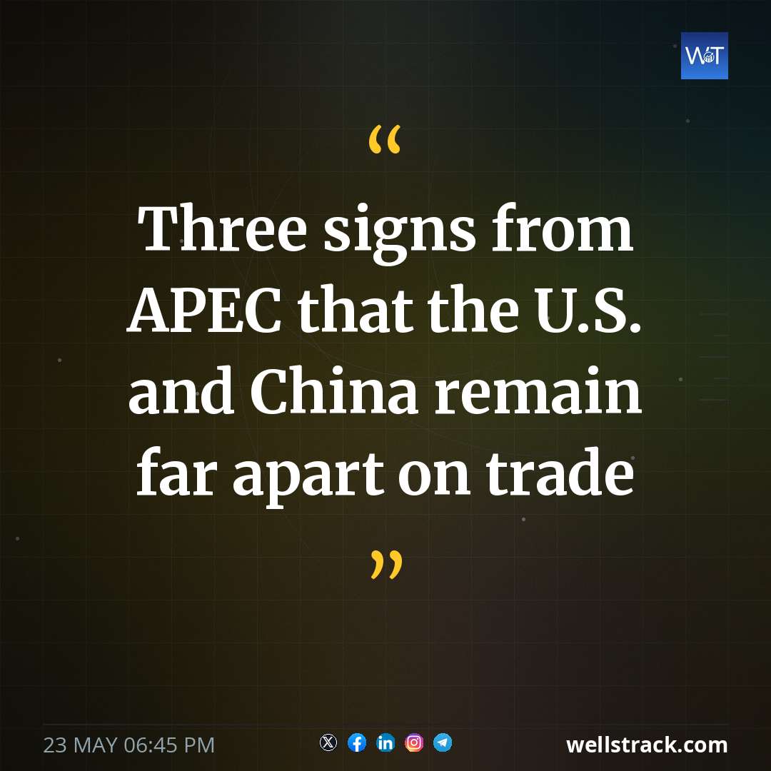 Three signs from APEC that the U.S. and China remain far apart on trade