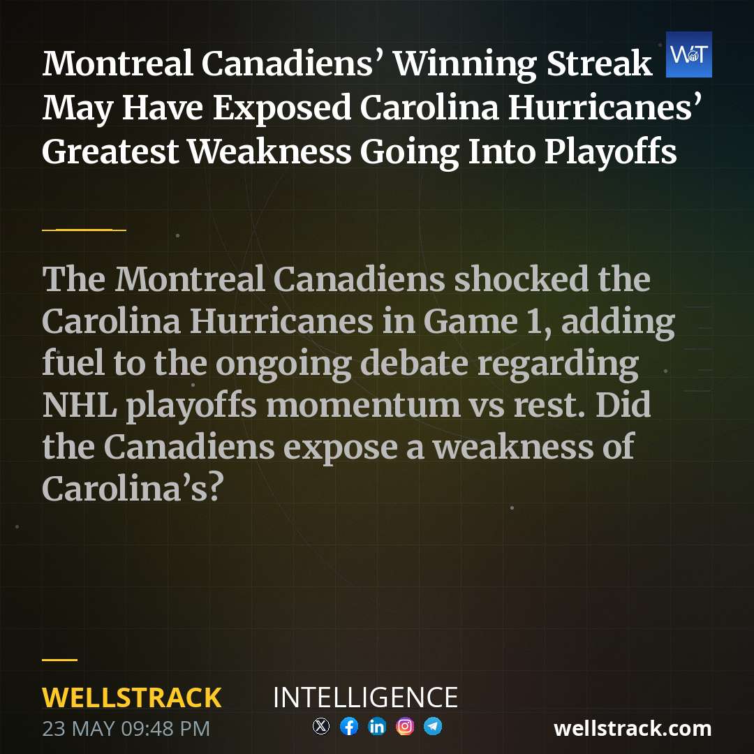 Montreal Canadiens’ Winning Streak May Have Exposed Carolina Hurricanes’ Greatest Weakness Going Into Playoffs