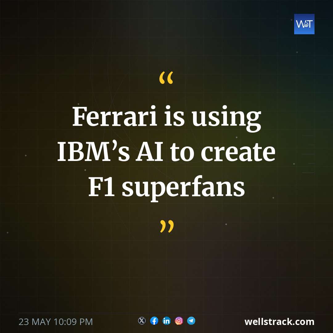 Ferrari is using IBM’s AI to create F1 superfans