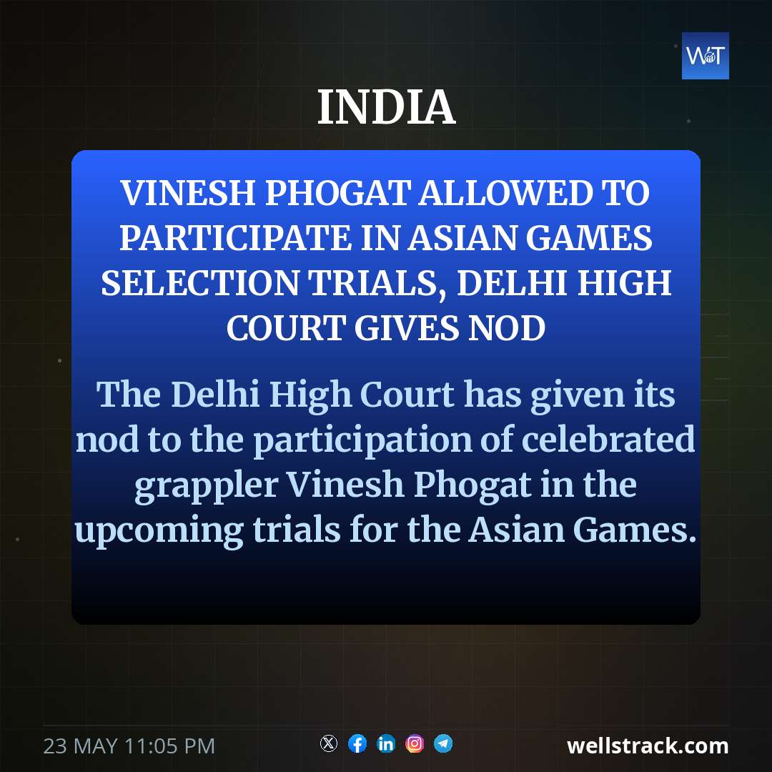 Vinesh Phogat Allowed To Participate In Asian Games Selection Trials, Delhi High Court Gives Nod