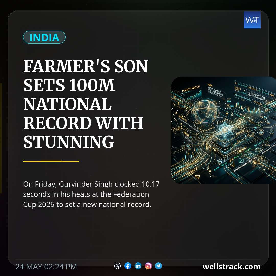 Farmer's Son Sets 100m National Record With Stunning 10.09s Run — WellsTrack