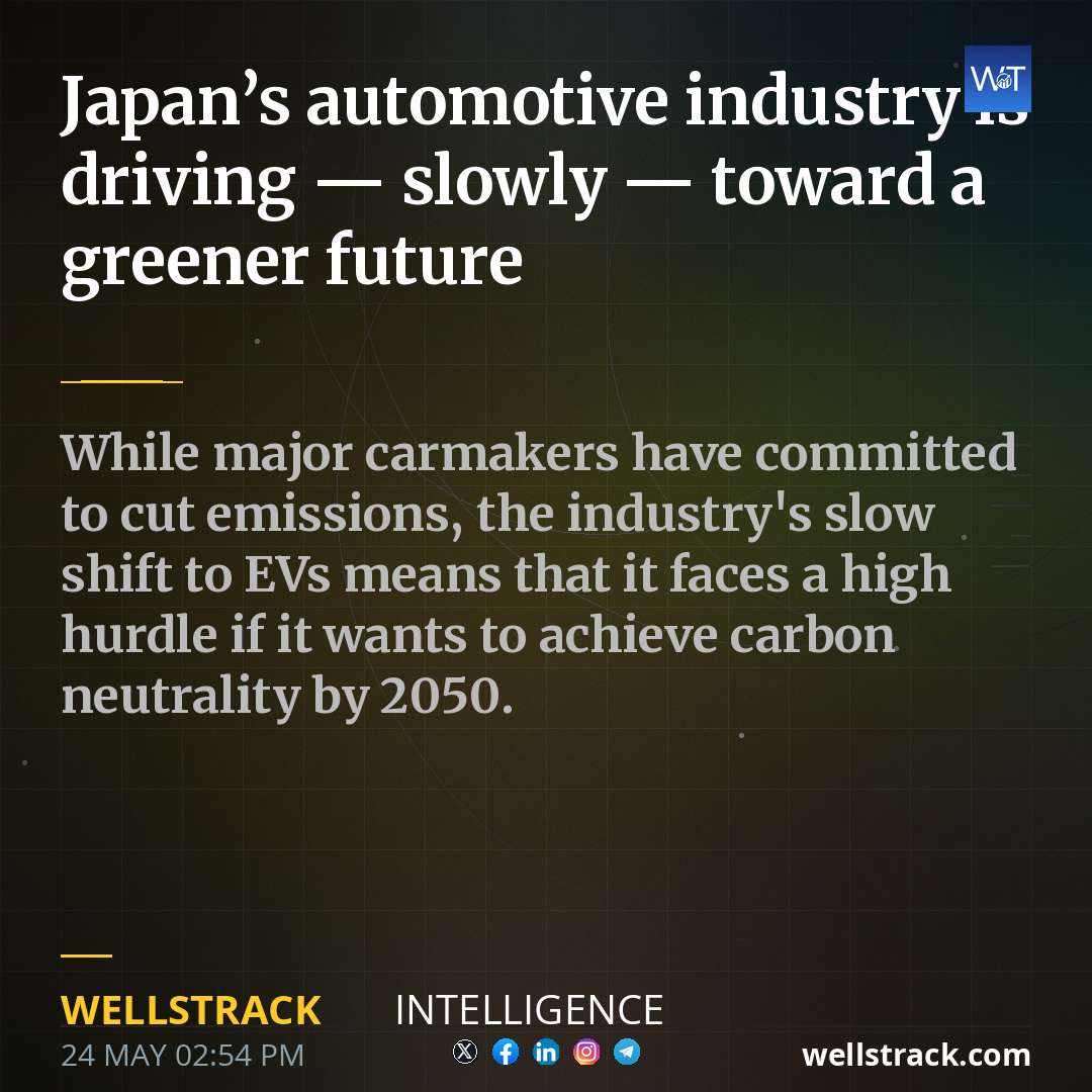 Japan’s automotive industry is driving — slowly — toward a greener future — WellsTrack