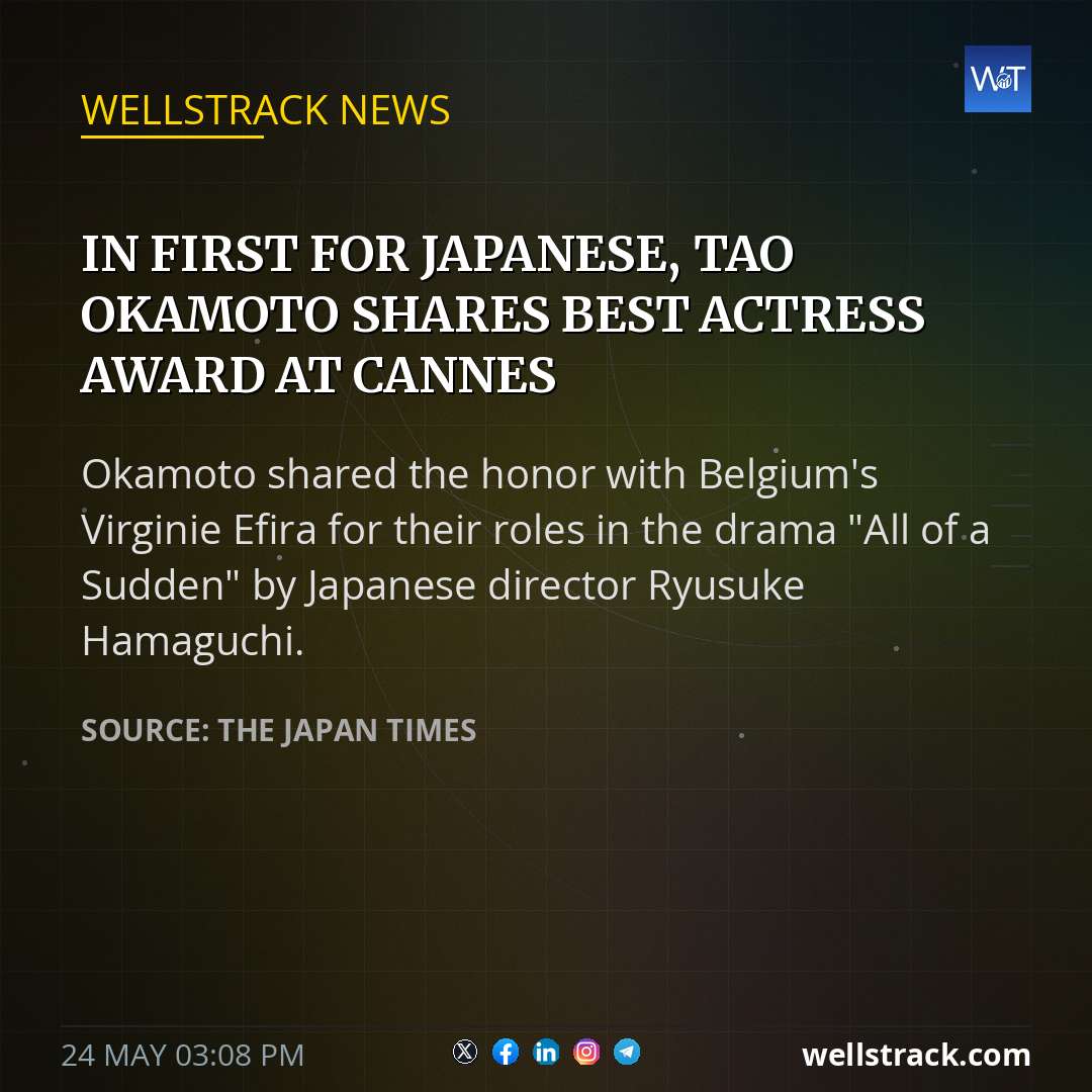 In first for Japanese, Tao Okamoto shares Best Actress award at Cannes — WellsTrack
