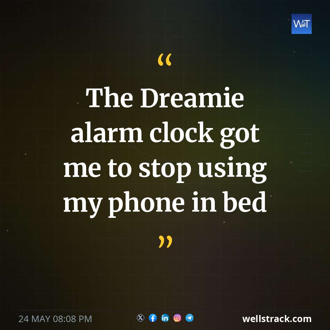 The Dreamie alarm clock got me to stop using my phone in bed