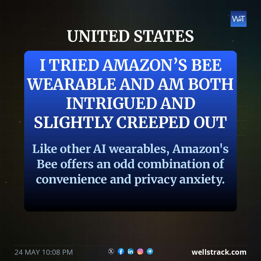 I tried Amazon’s Bee wearable and am both intrigued and slightly creeped out