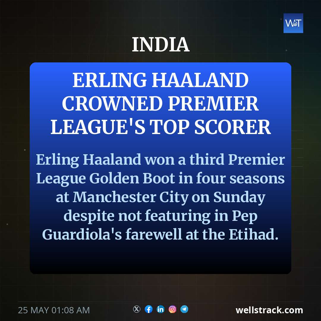 Erling Haaland Crowned Premier League's Top Scorer