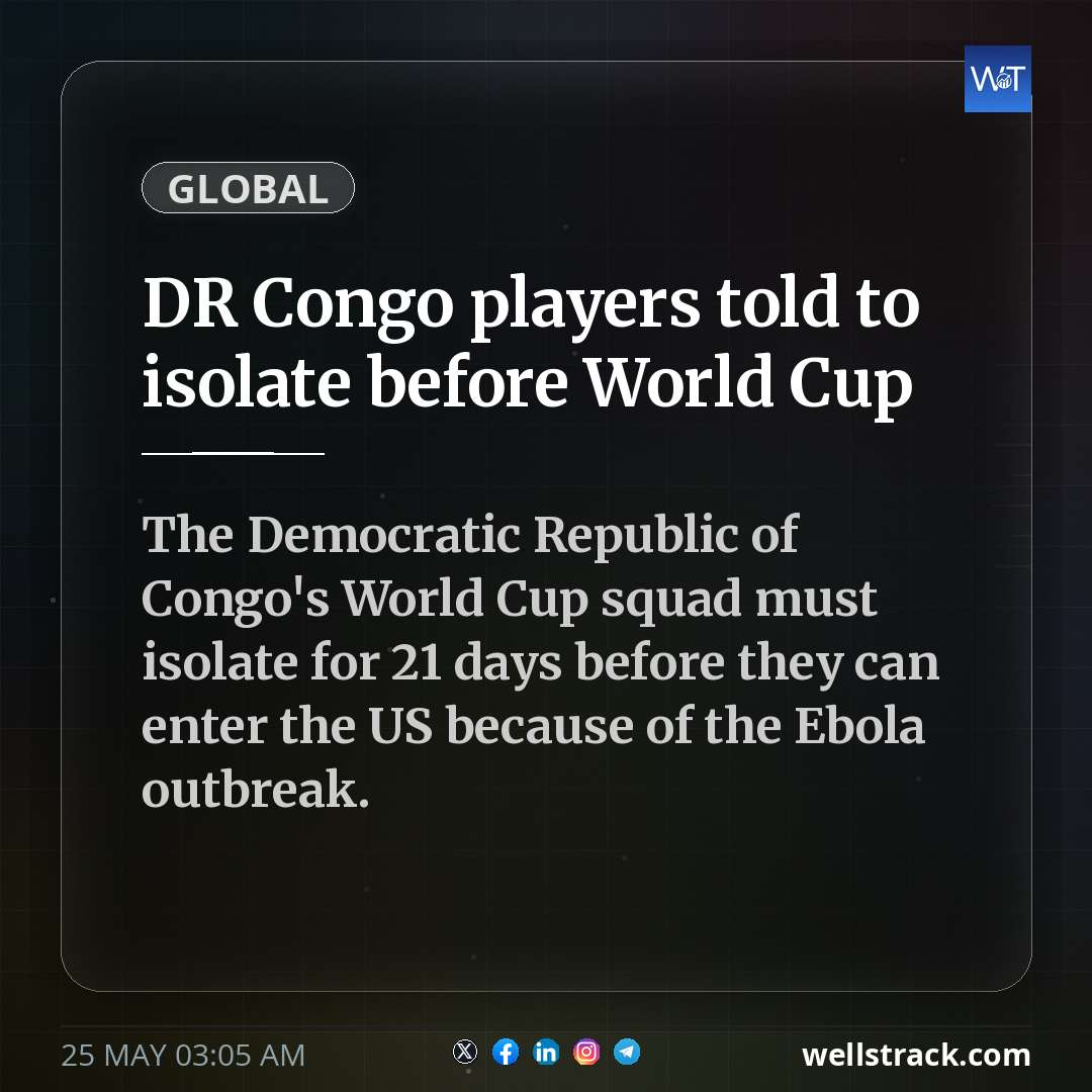 DR Congo players told to isolate before World Cup