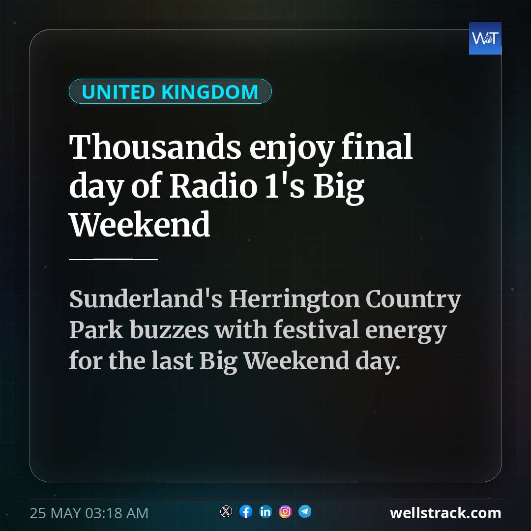 Thousands enjoy final day of Radio 1's Big Weekend