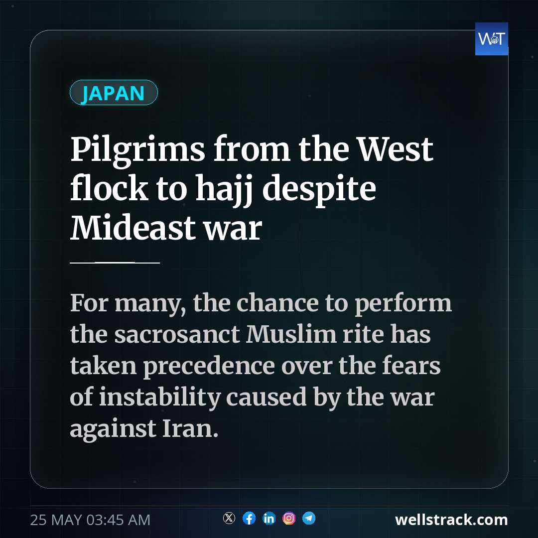 Pilgrims from the West flock to hajj despite Mideast war