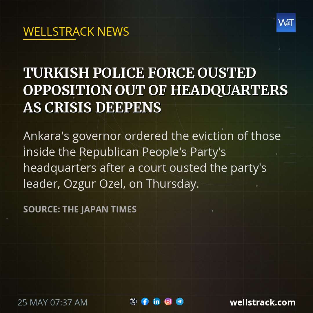 Turkish police force ousted opposition out of headquarters as crisis deepens — WellsTrack