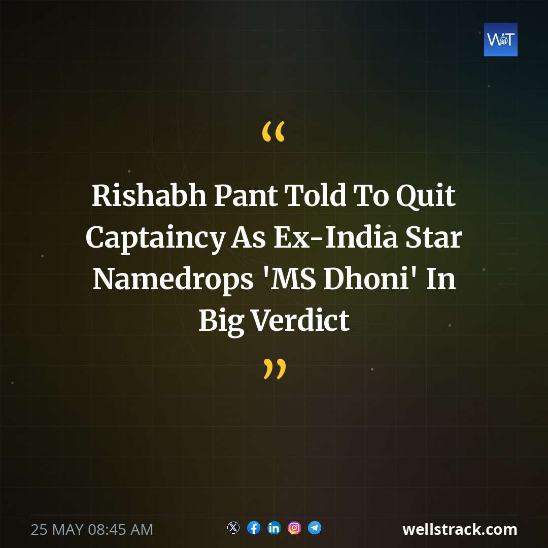 Rishabh Pant Told To Quit Captaincy As Ex-India Star Namedrops 'MS Dhoni' In Big Verdict
