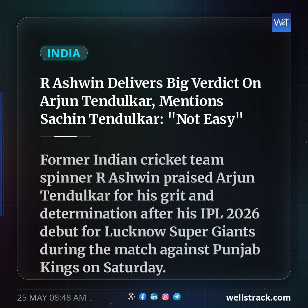 R Ashwin Delivers Big Verdict On Arjun Tendulkar, Mentions Sachin Tendulkar: "Not Easy"