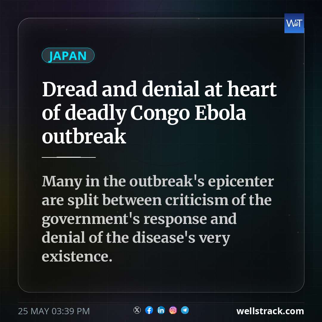 Dread and denial at heart of deadly Congo Ebola outbreak — WellsTrack