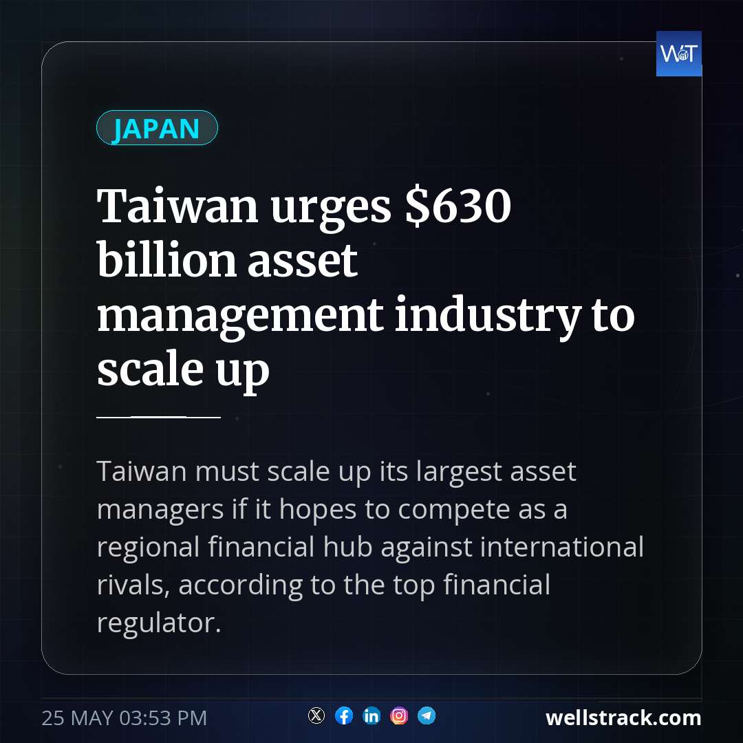 Taiwan urges $630 billion asset management industry to scale up — WellsTrack