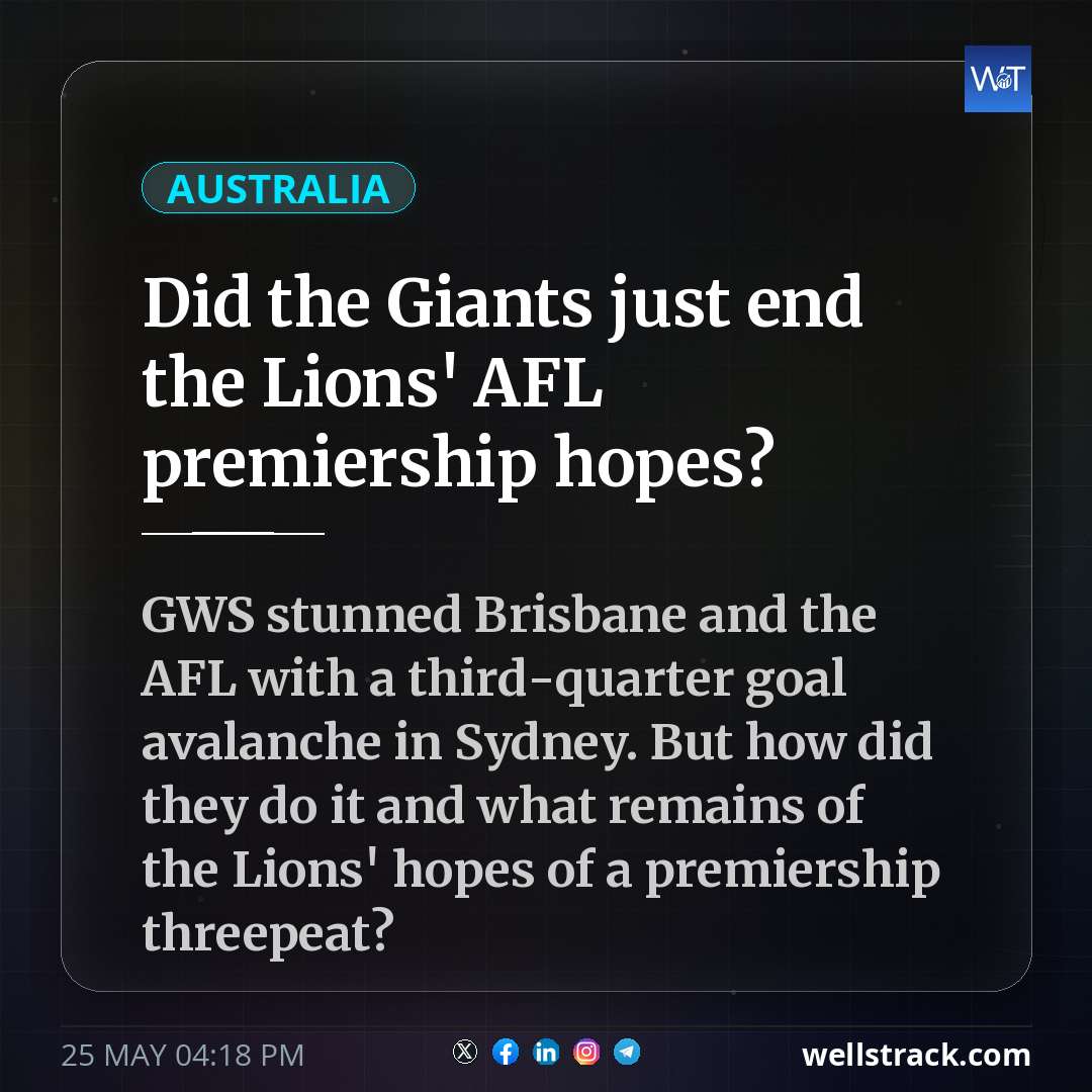 Did the Giants just end the Lions' AFL premiership hopes? — WellsTrack