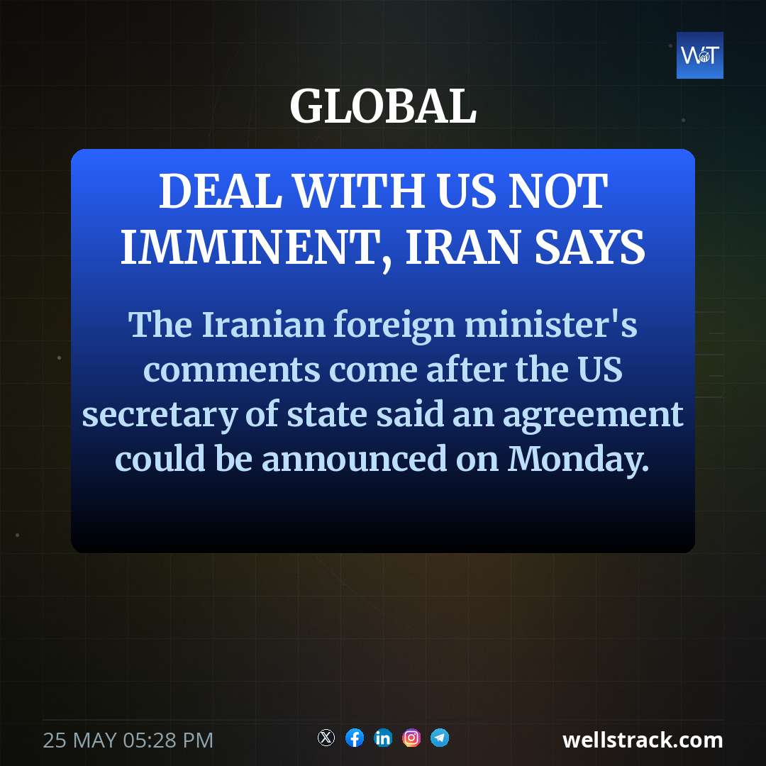 Deal with US not imminent, Iran says