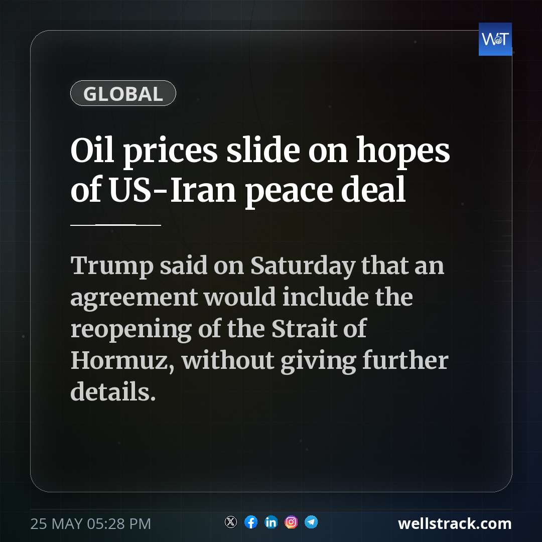 Oil prices slide on hopes of US-Iran peace deal