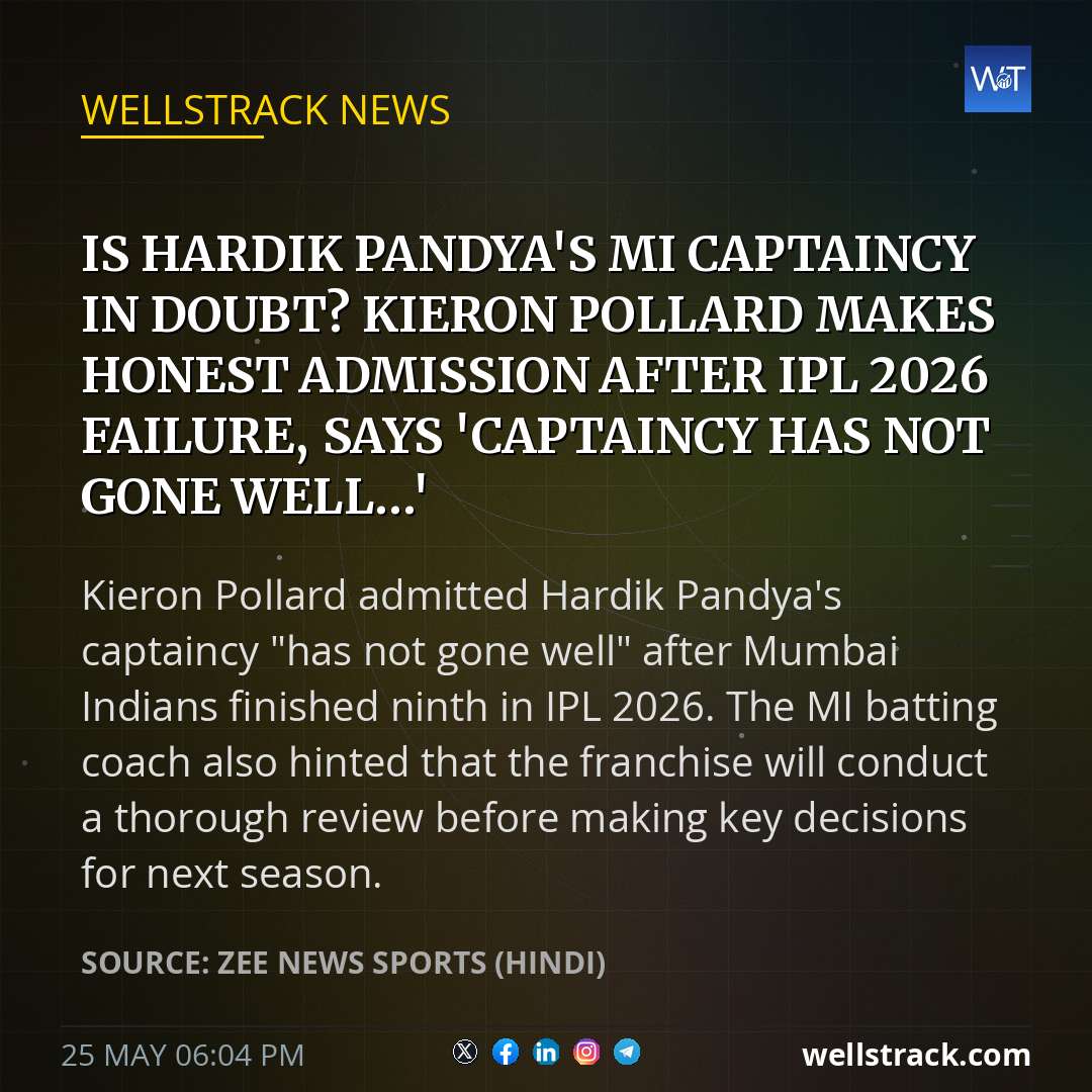 Is Hardik Pandya's MI captaincy in doubt? Kieron Pollard makes honest admission after IPL 2026 failure, says 'Captaincy has not gone well...'