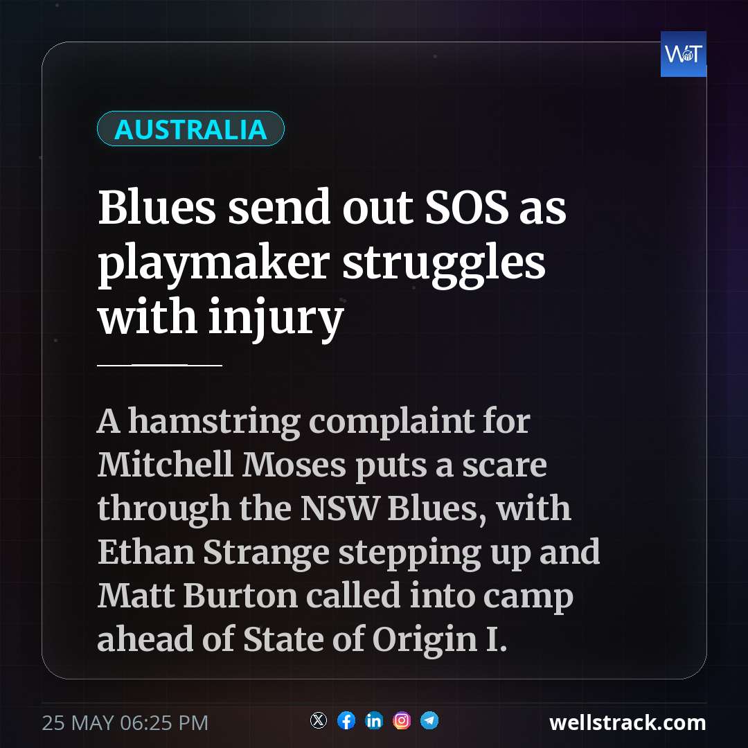 Blues send out SOS as playmaker struggles with injury