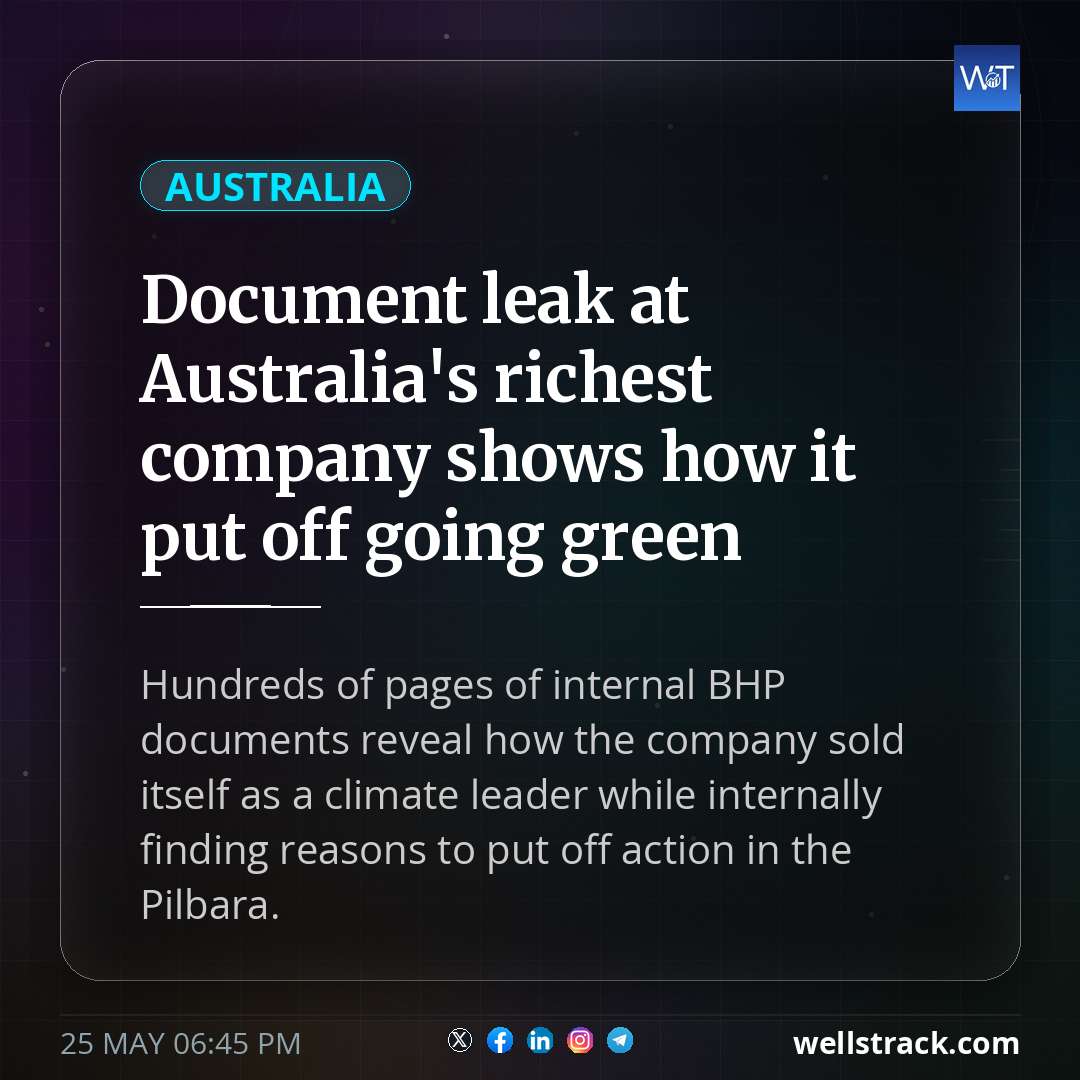 Document leak at Australia's richest company shows how it put off going green