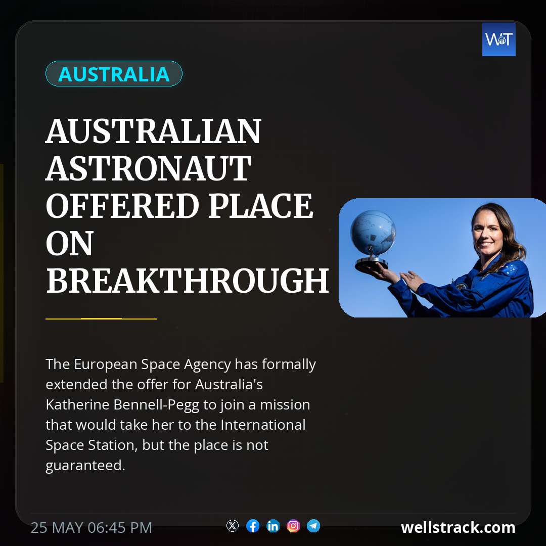 Australian astronaut offered place on breakthrough space flight