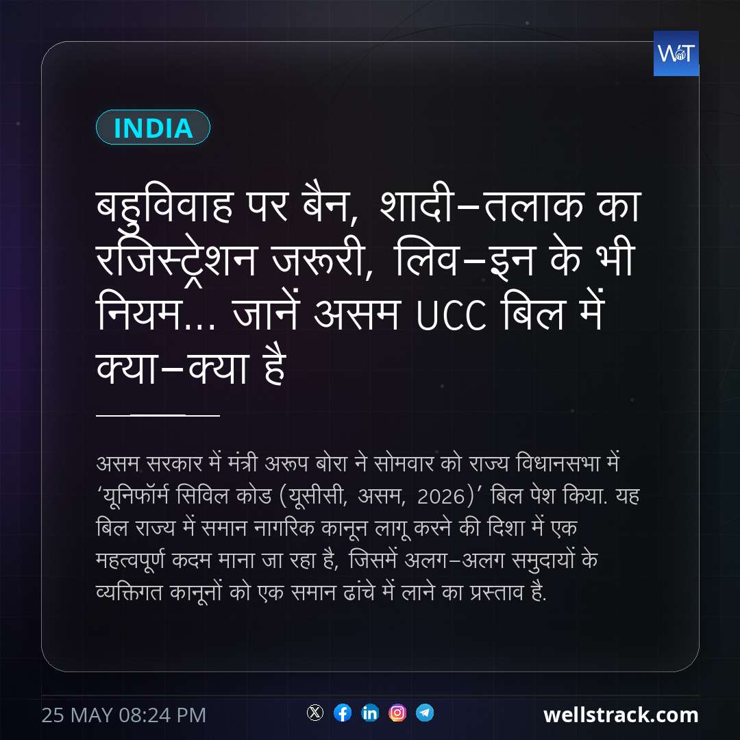 बहुविवाह पर बैन, शादी-तलाक का रजिस्ट्रेशन जरूरी, लिव-इन के भी नियम... जानें असम UCC बिल में क्या-क्या है