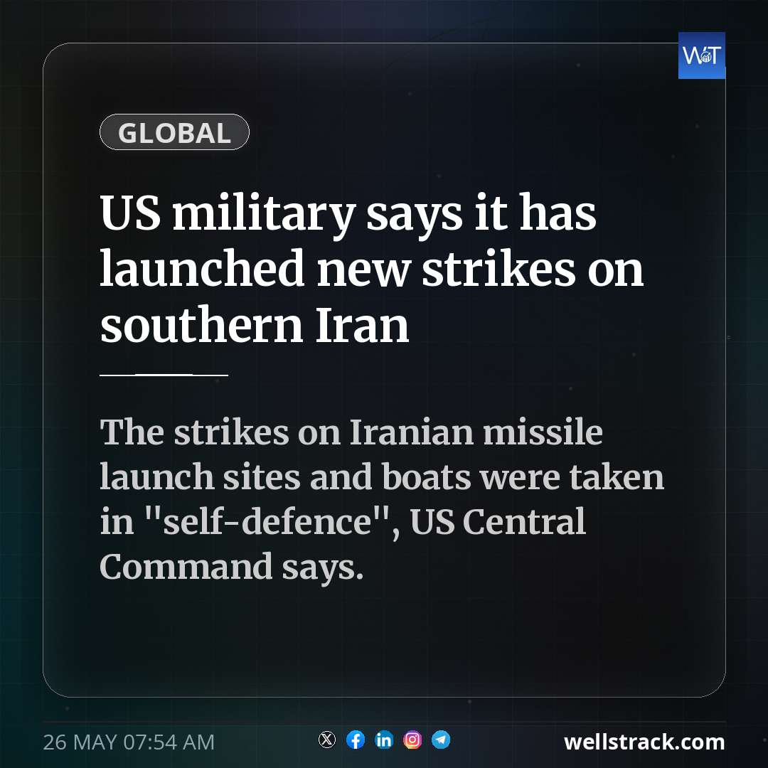 US military says it has launched new strikes on southern Iran