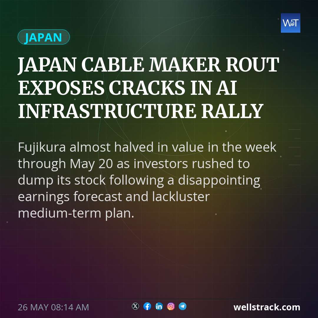 Japan cable maker rout exposes cracks in AI infrastructure rally — WellsTrack