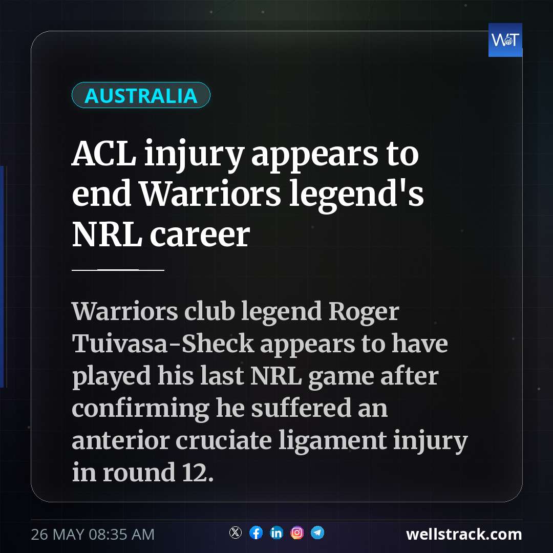 ACL injury appears to end Warriors legend's NRL career