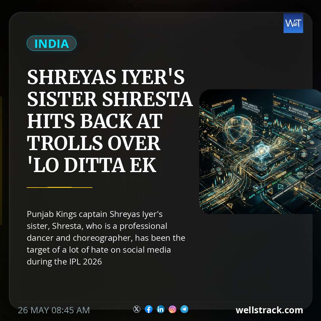 Shreyas Iyer's Sister Shresta Hits Back At Trolls Over 'Lo Ditta Ek Point' Viral Video