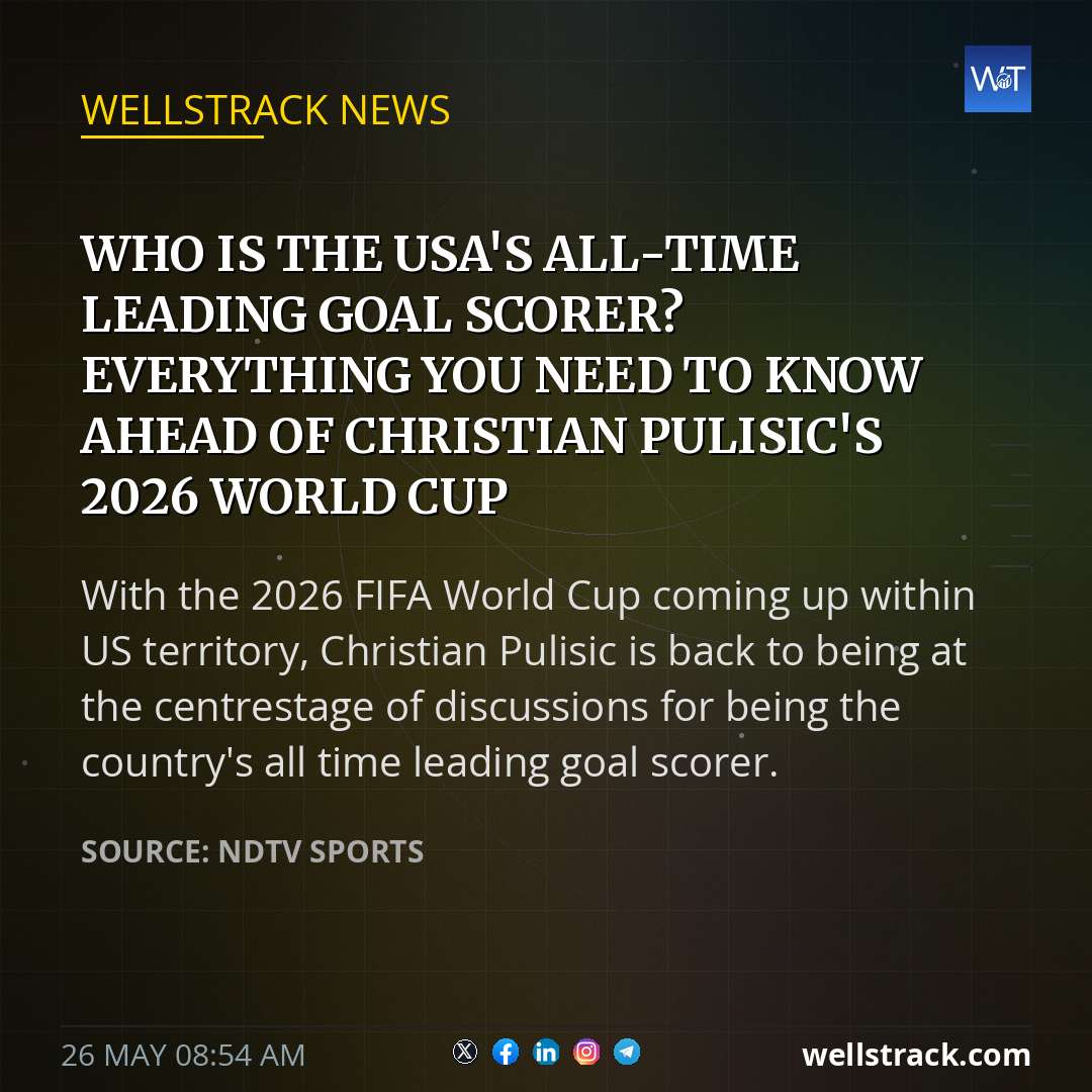 Who Is the USA's All-Time Leading Goal Scorer? Everything You Need to Know Ahead of Christian Pulisic's 2026 World Cup