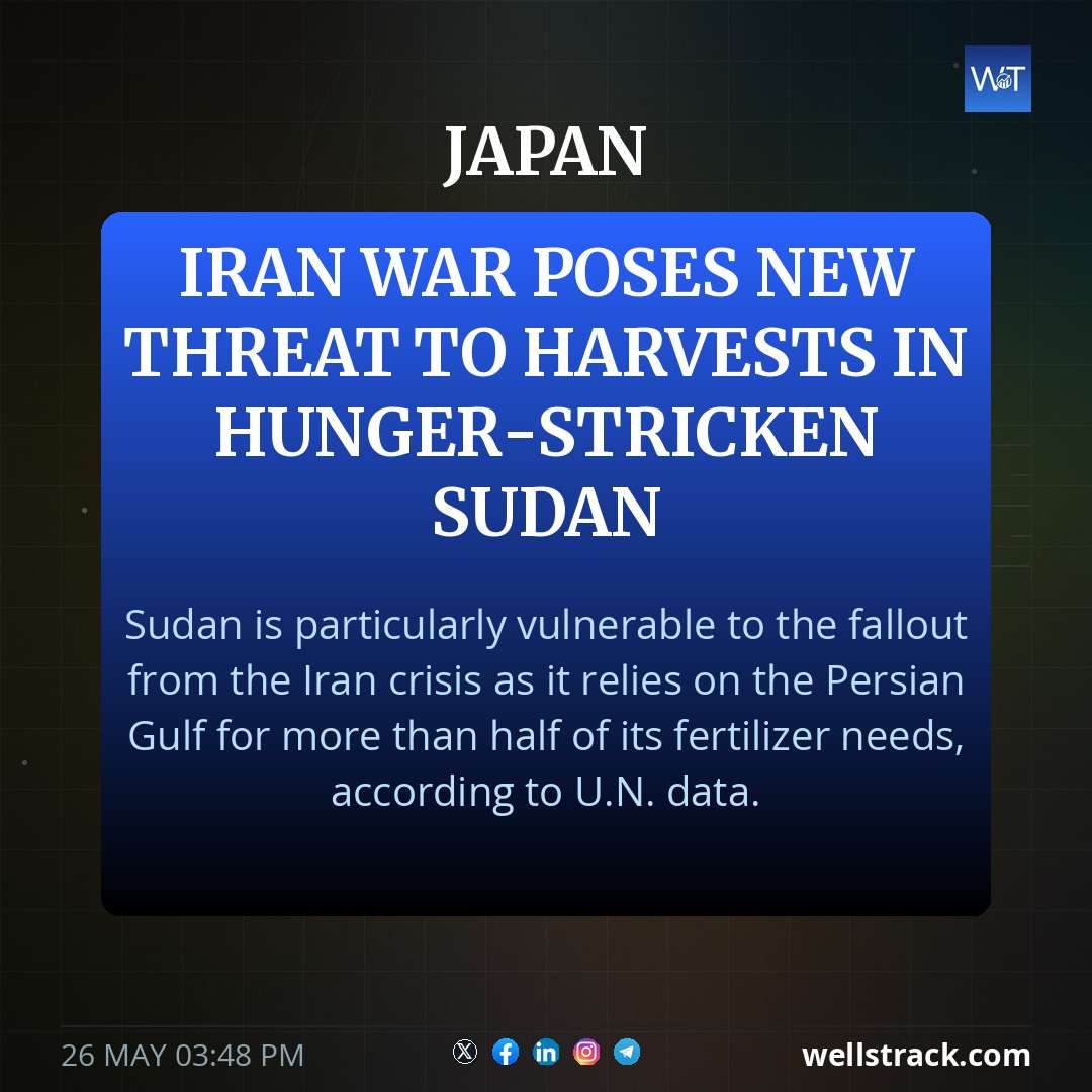 Iran war poses new threat to harvests in hunger-stricken Sudan — WellsTrack
