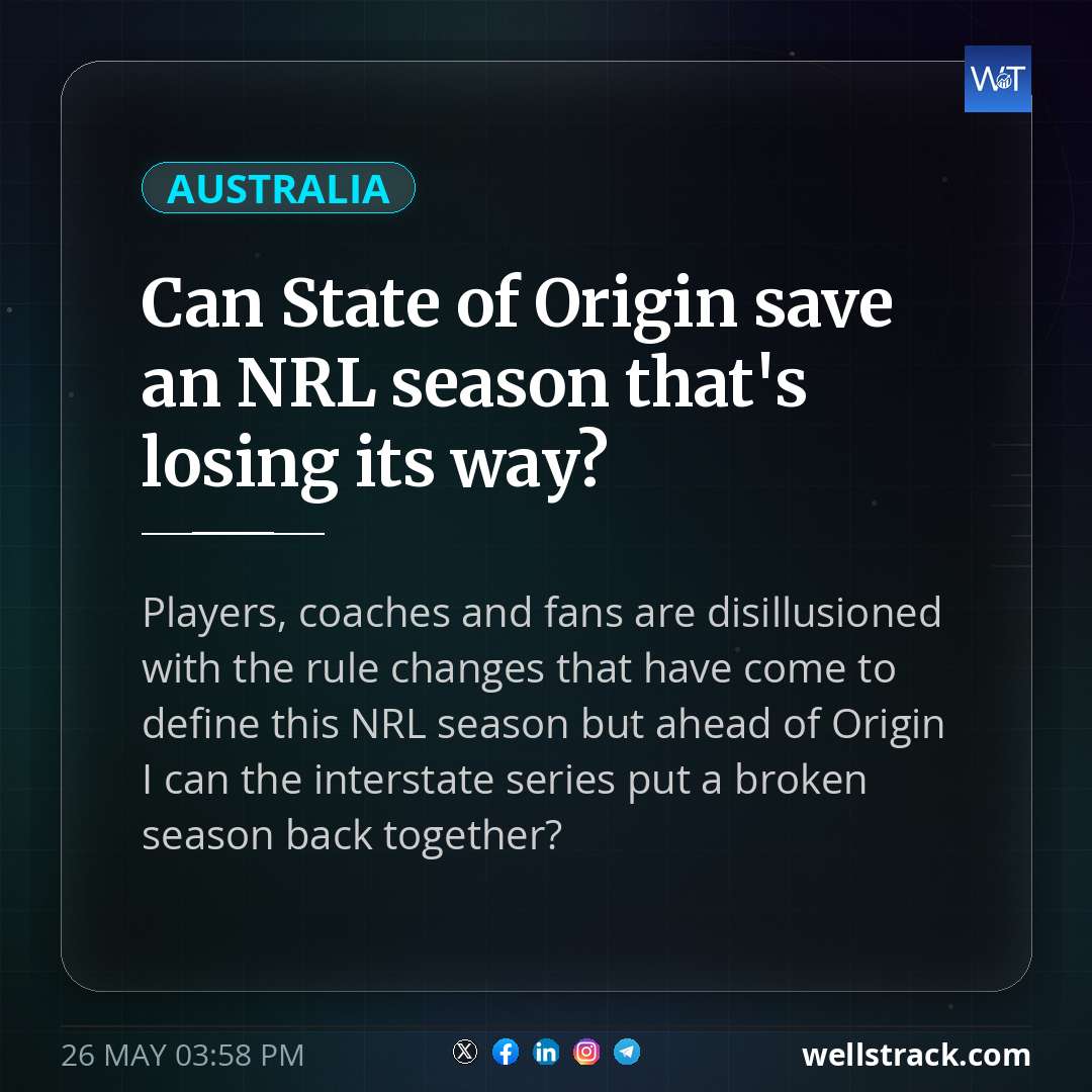 Can State of Origin save an NRL season that's losing its way? — WellsTrack